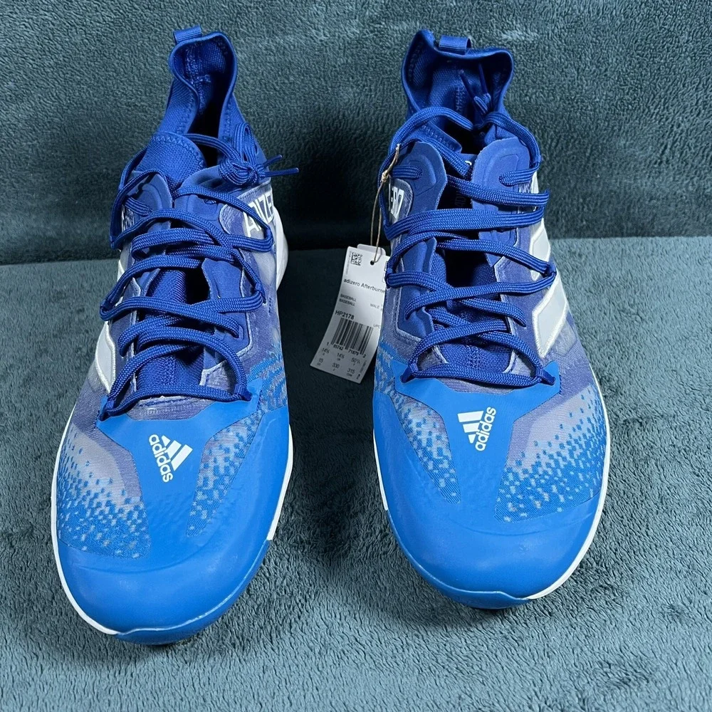 Adidas Adizero‎ Afterburner Royal Blue Baseball Cleats Men's Size 15 HP2178